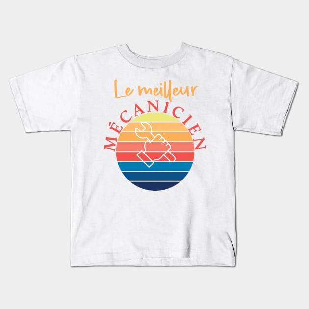 Le meilleur Mécanicien Kids T-Shirt by Iconic Design